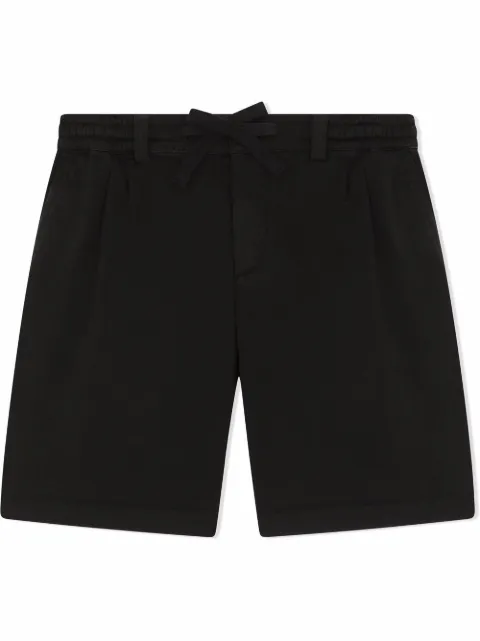 Dolce & Gabbana Kids shorts con diseño teñido y cordones 