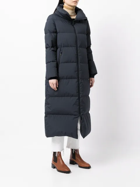 saint tropez long padded jacket
