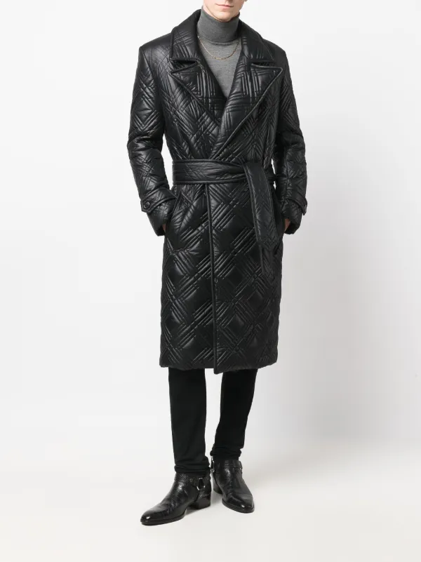 Saint laurent coat mens discount