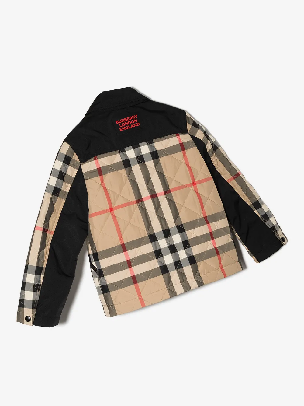 Burberry Kids Giacca con motivo Vintage Check