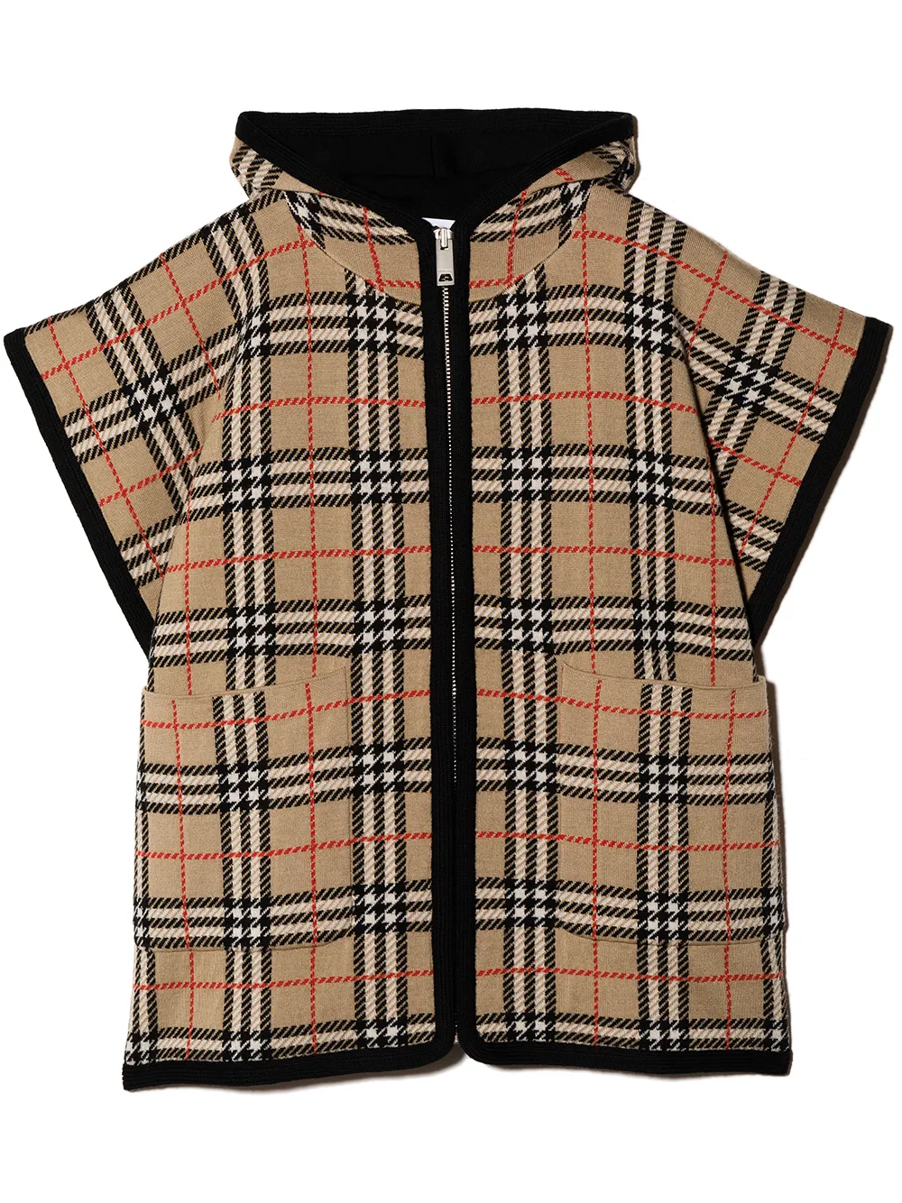 Burberry Kids BRBRY KD GRL CHK ZP SLVLS CPE MLTI BGE