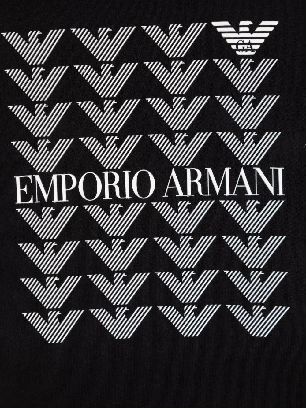 фото Emporio armani kids футболка с логотипом