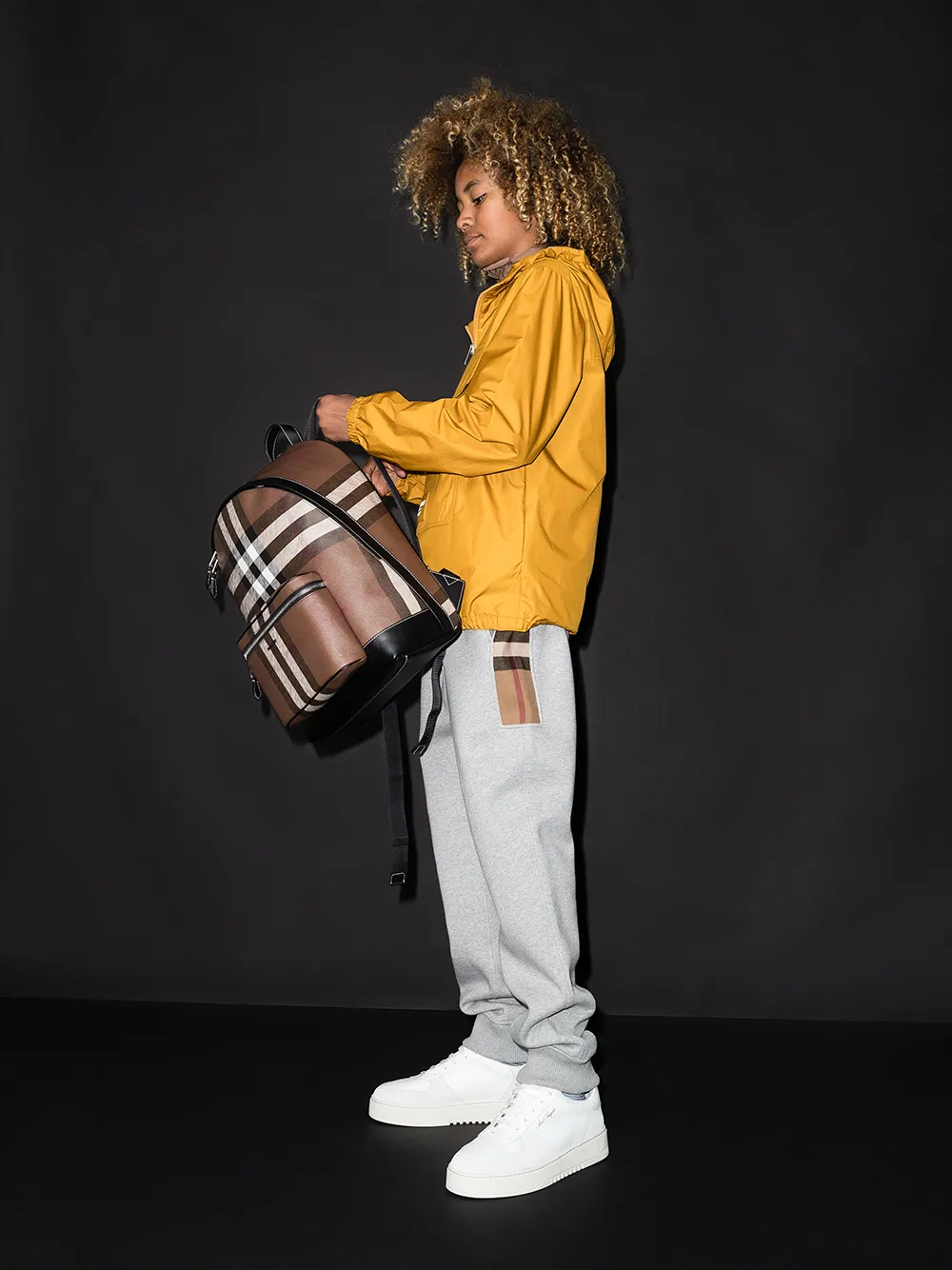 BURBERRY TEEN LOGO-PATCH REVERSIBLE HOODED JACKET