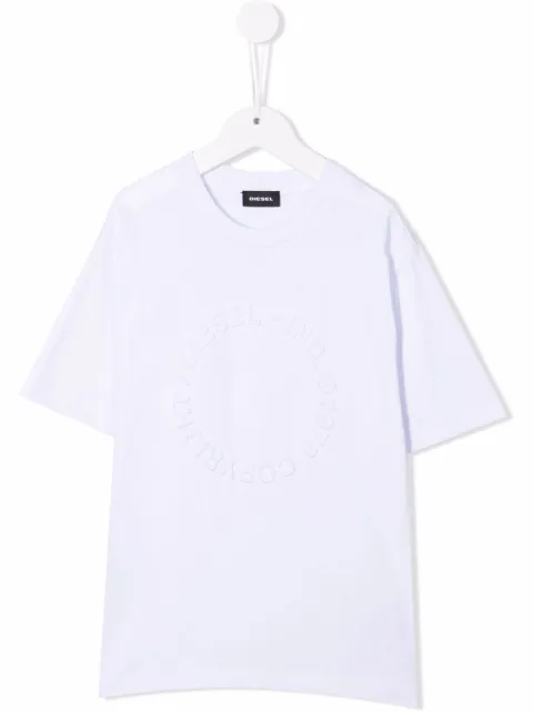 Diesel Kids Camiseta com logo gravado