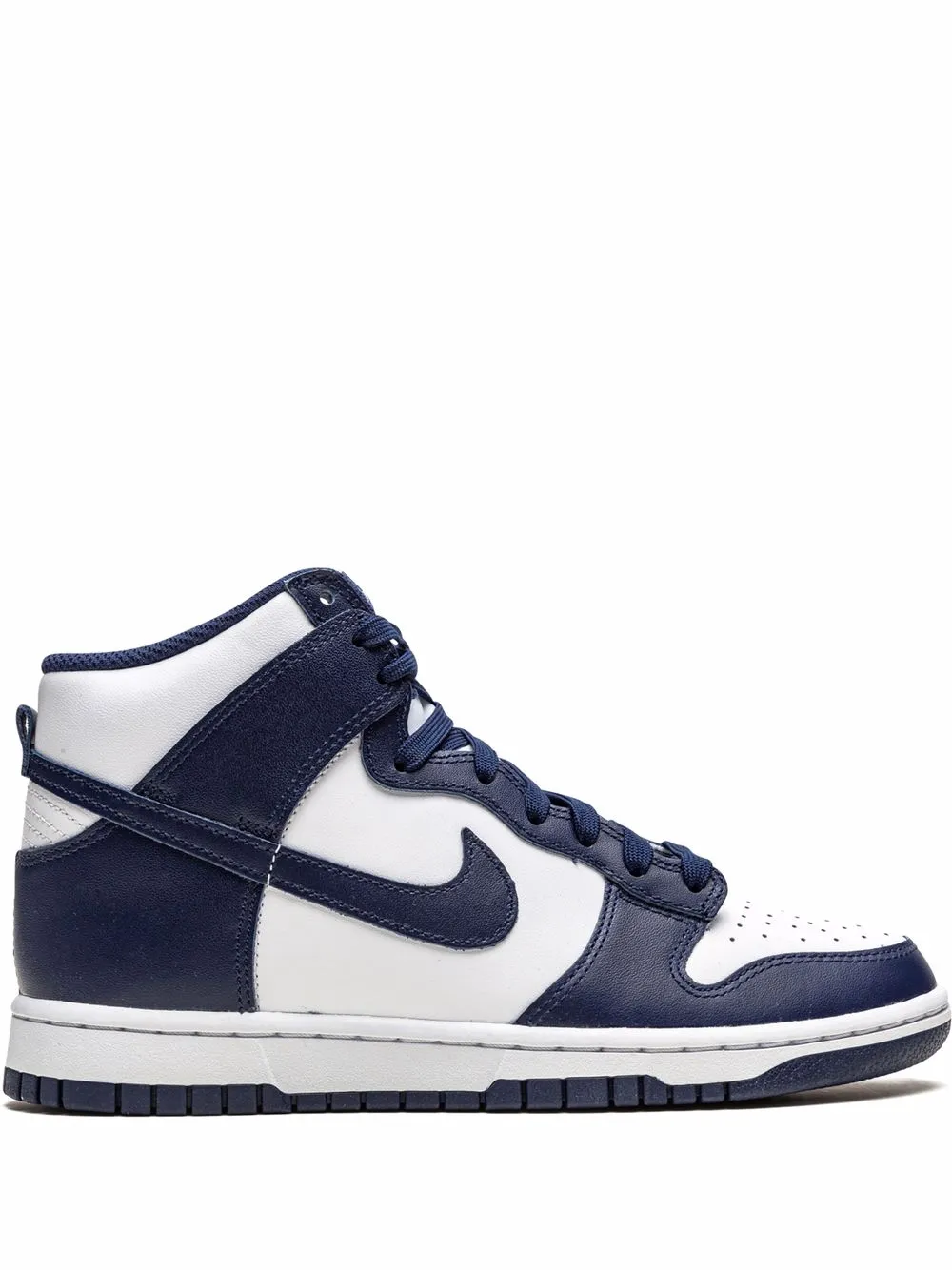 Nike Dunk High Championship Navy Sneakers White FARFETCH AE