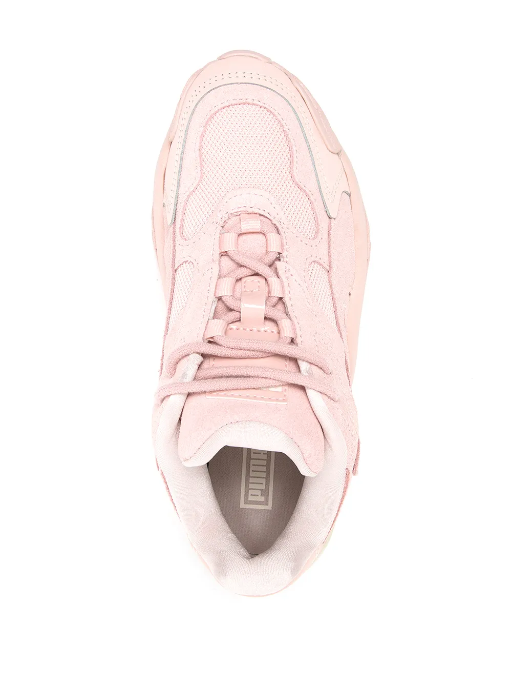 PUMA lace-up low-top trainers Pink
