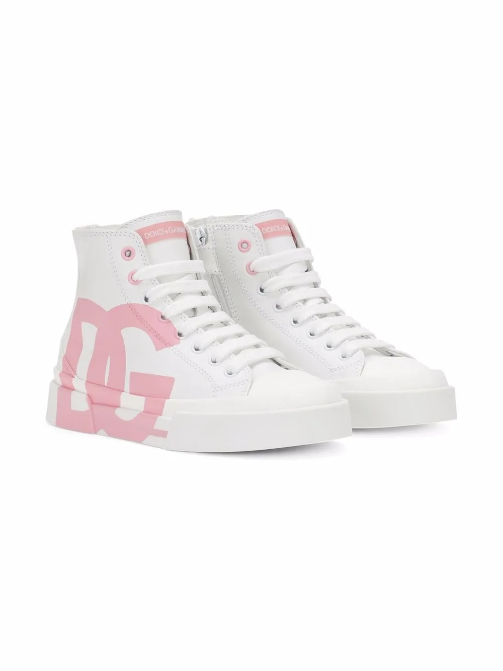 Dolce & Gabbana Kids DG Logo high-top Sneakers - Farfetch