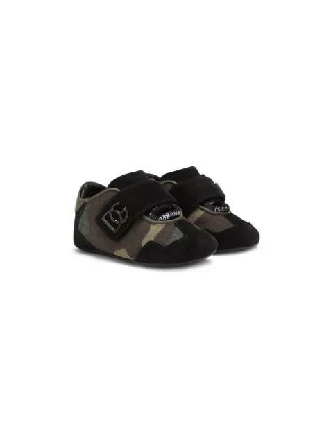 Dolce & Gabbana Kids camouflage-print low-top sneakers
