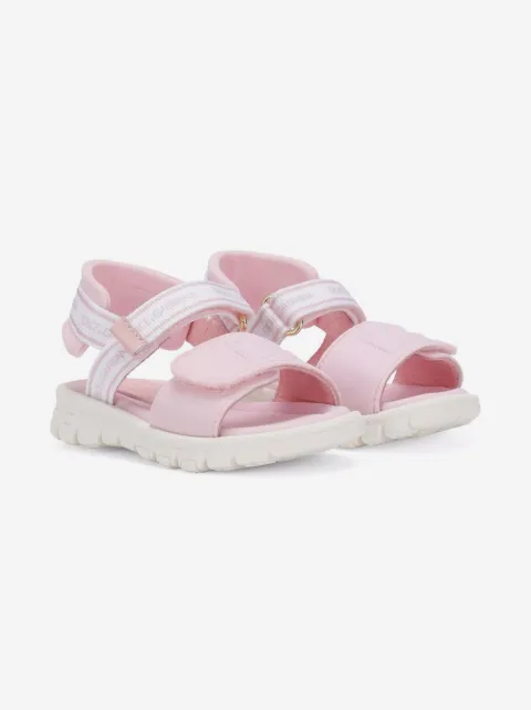 Dolce & Gabbana Kids sandalias con cierre autoadherente y logo DG