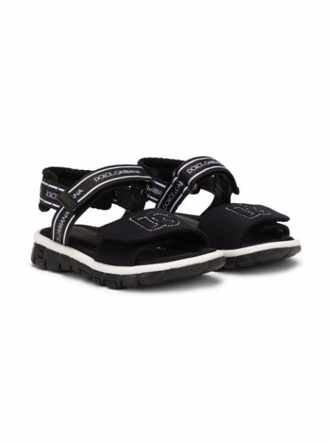 Dolce & Gabbana Kids DG-logo touch-strap sandals
