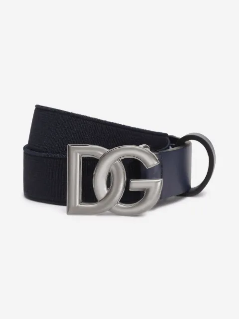 Dolce & Gabbana Kids DG-logo buckle belt