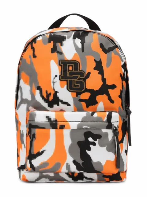 Dolce & Gabbana Kids camouflage print backpack