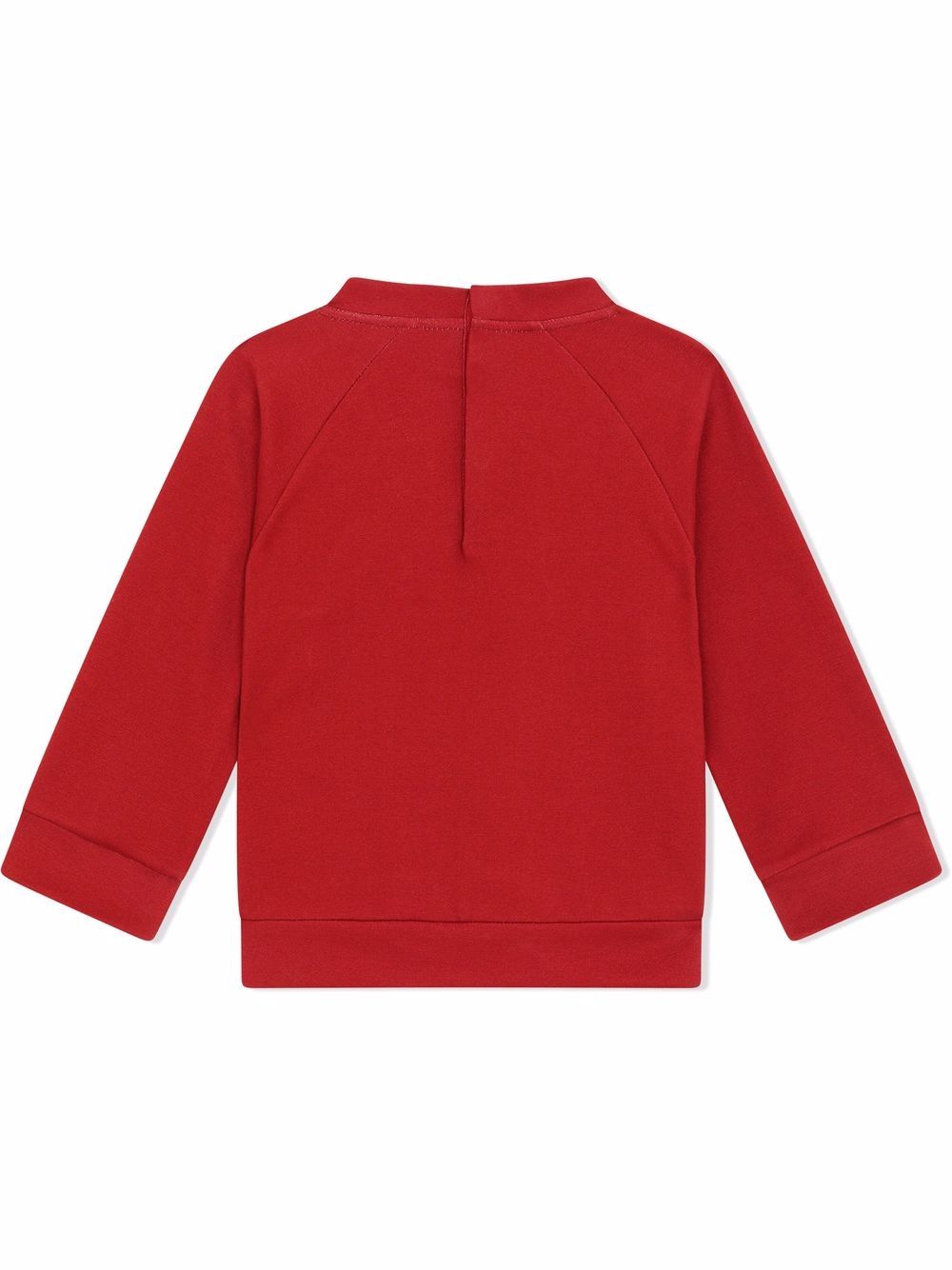 Dolce & Gabbana Kids graphic-print long-sleeve top - Red