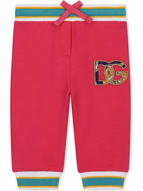 Dolce & Gabbana Kids logo-patch track trousers