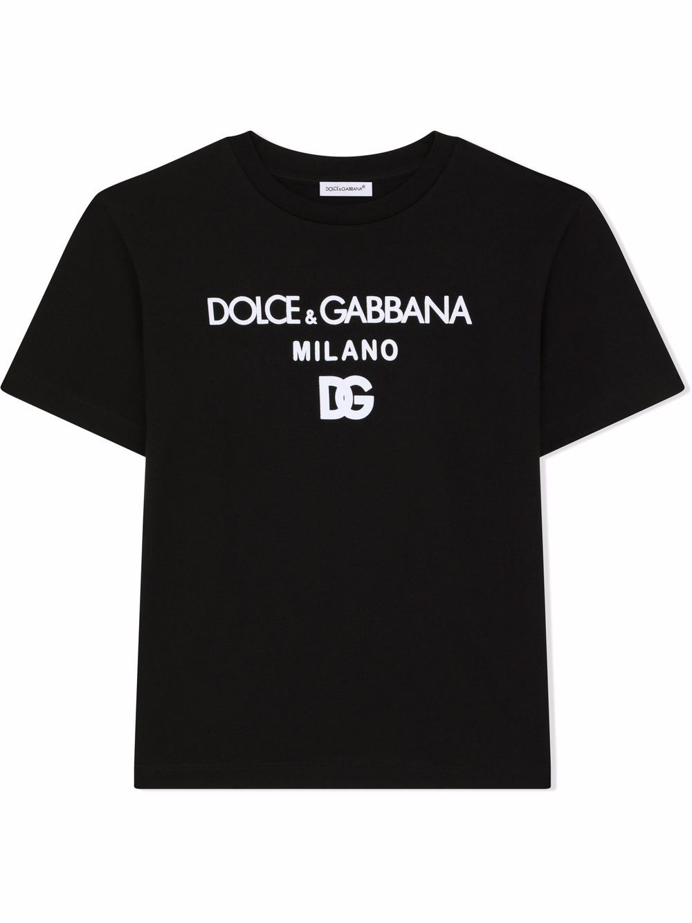 Shop Dolce & Gabbana Kids logo print T-shirt with Express Delivery ...