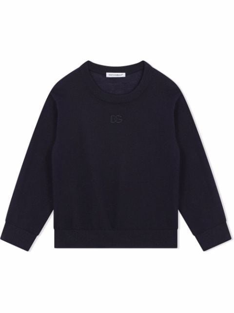 Dolce & Gabbana Kids DG-logo cashmere jumper