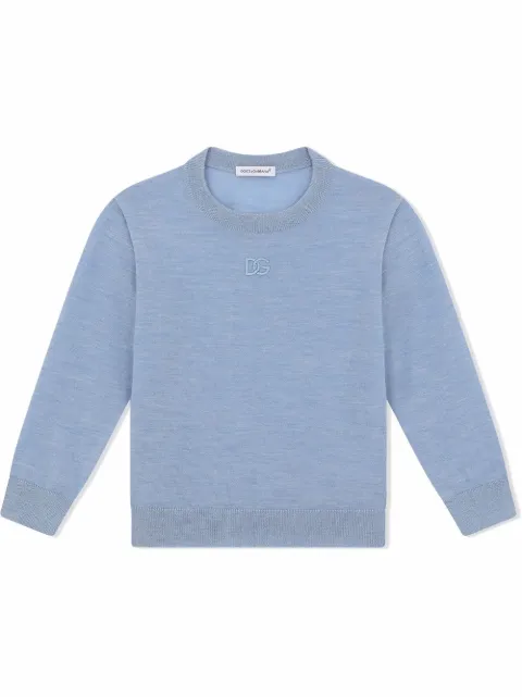 Dolce & Gabbana Kids DG-logo cashmere jumper