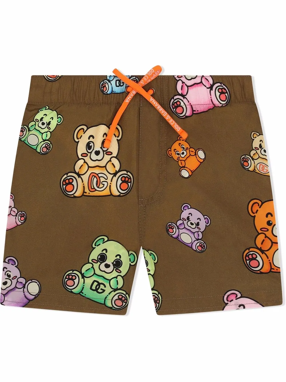 

Dolce & Gabbana Kids shorts con motivo Teddy Bear - Marrón