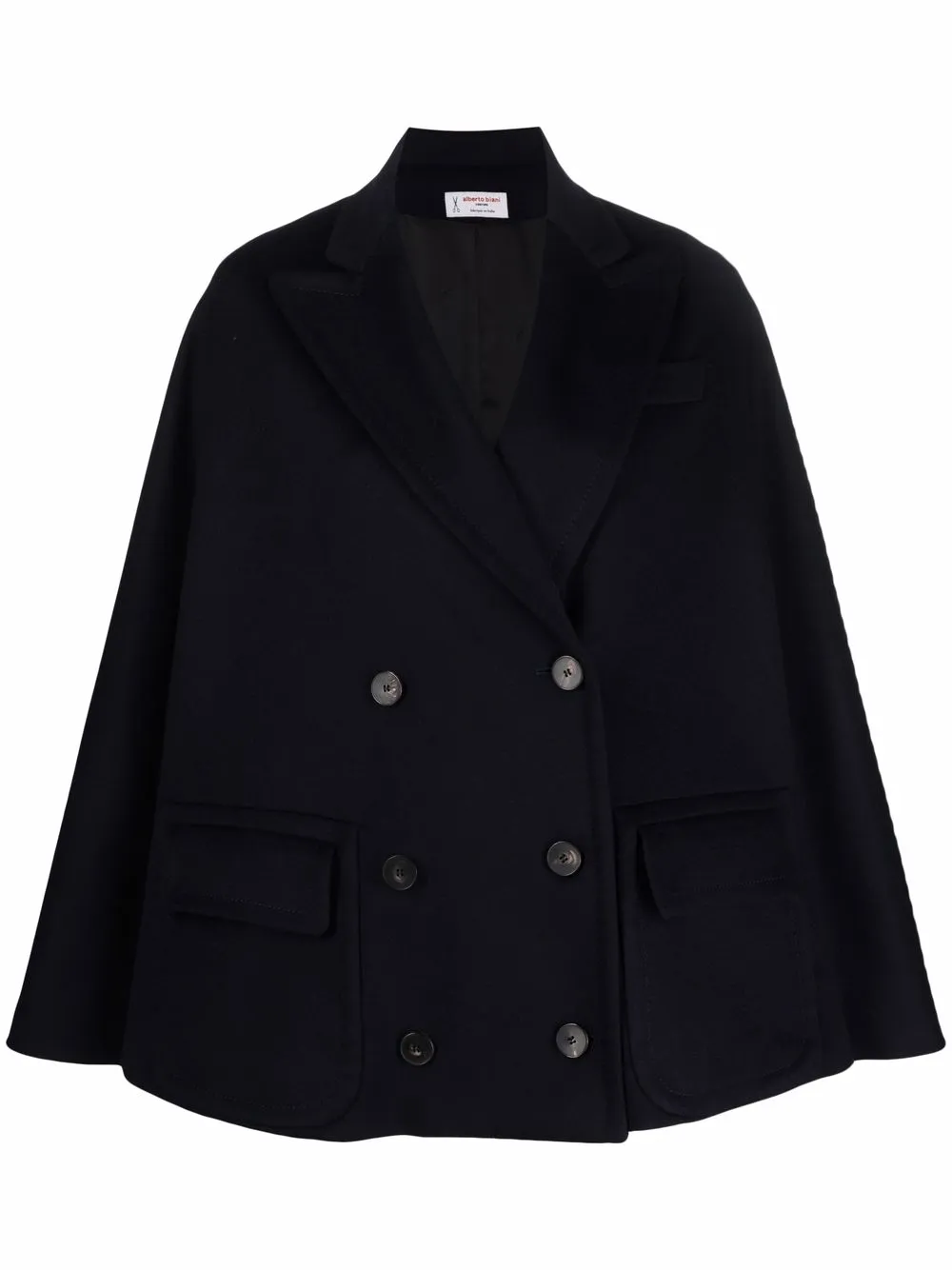 Alberto Biani двубортный кейп