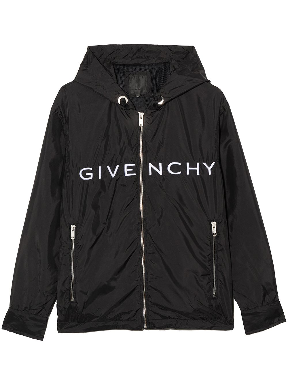 Givenchy Kids logo-embroidered Rain Jacket - Farfetch