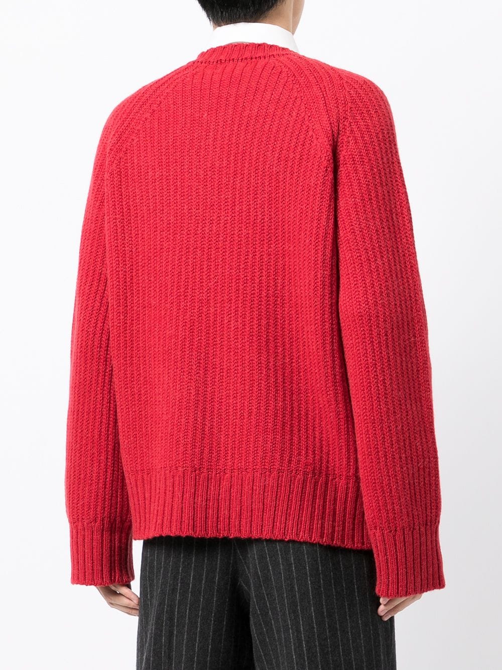 Shop Bed J.w. Ford Fine-knit Jumper In Rot