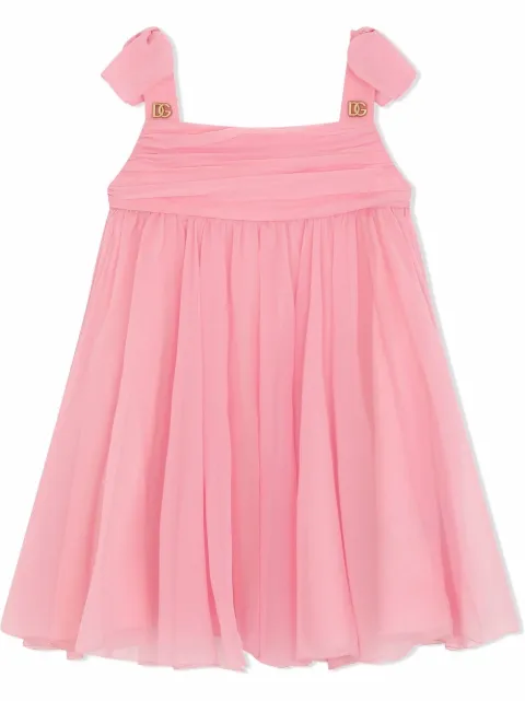 Dolce & Gabbana Kids chiffon silk dress