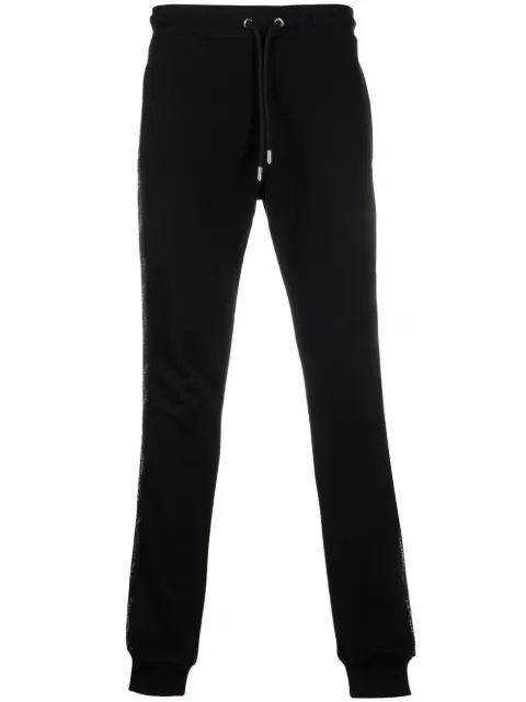 Pantaloni sportivi con banda laterale Farfetch Sport & Swimwear Abbigliamento sportivo Pantaloni sportivi Nero 