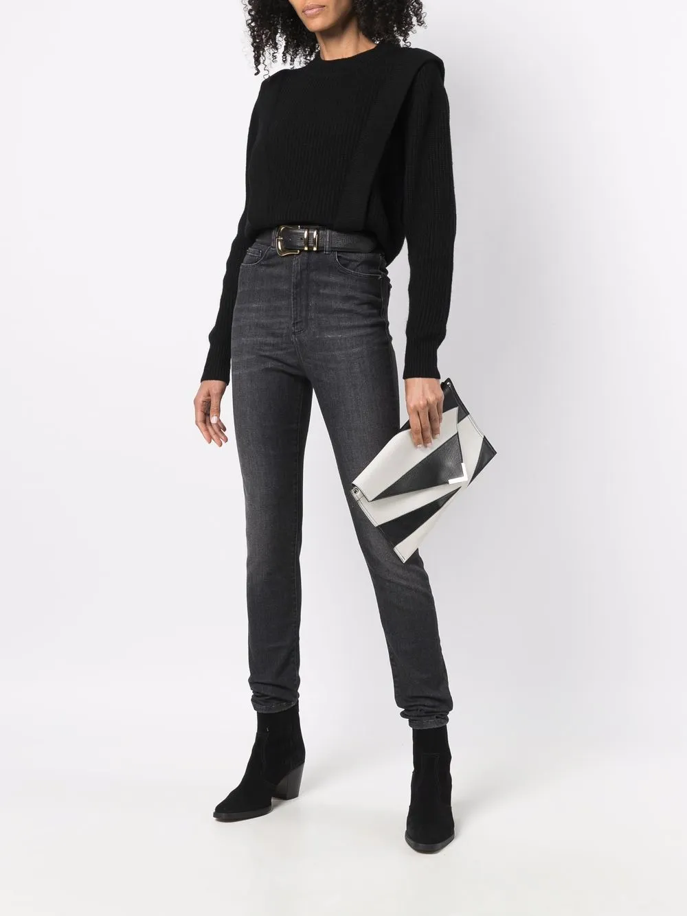 фото Emporio armani джинсы с завышенной талией