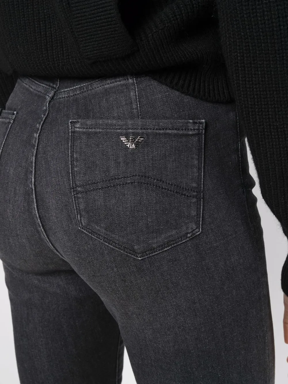 фото Emporio armani джинсы с завышенной талией