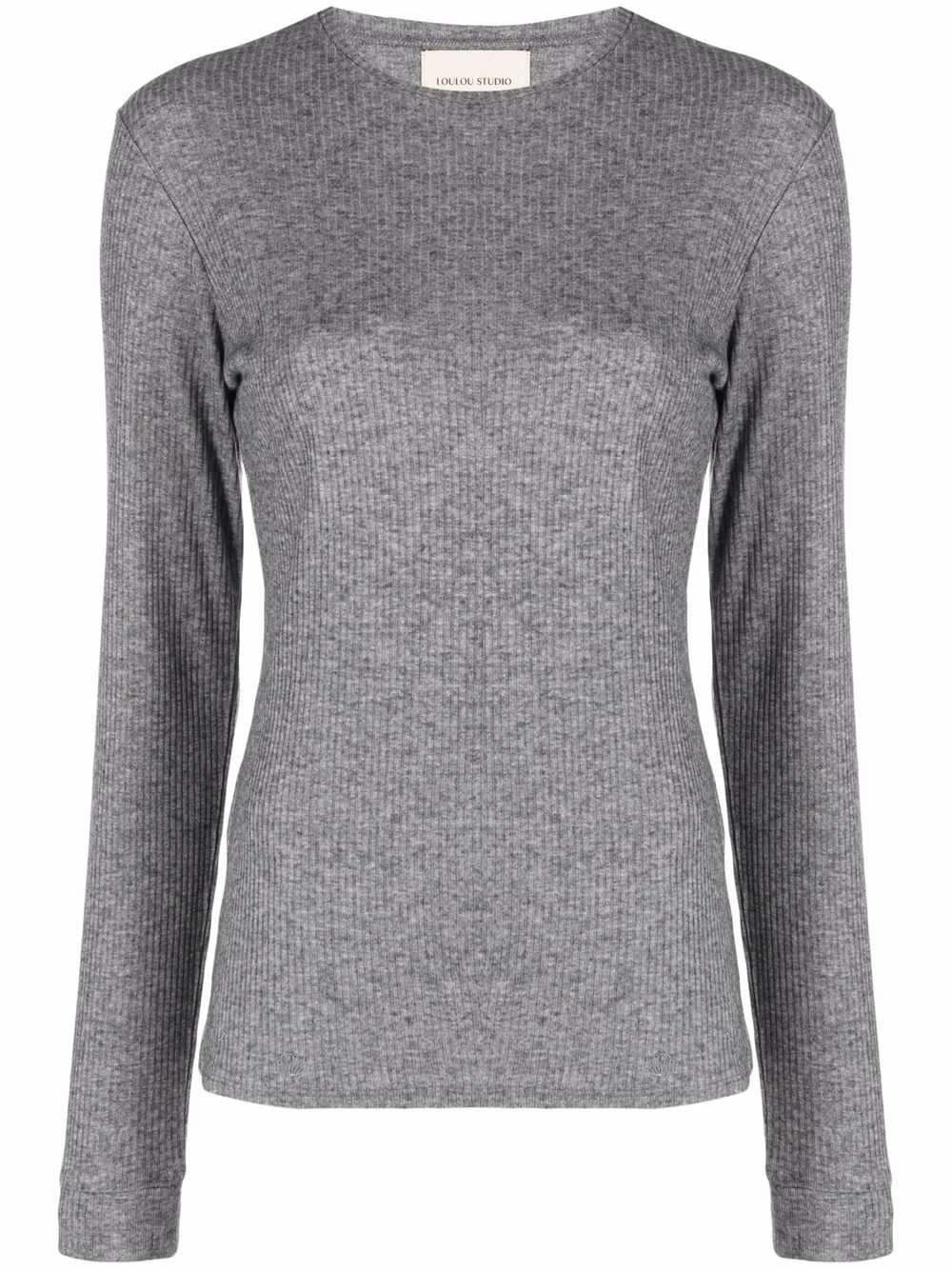 Loulou Studio Ortigia round-neck jumper - Grey