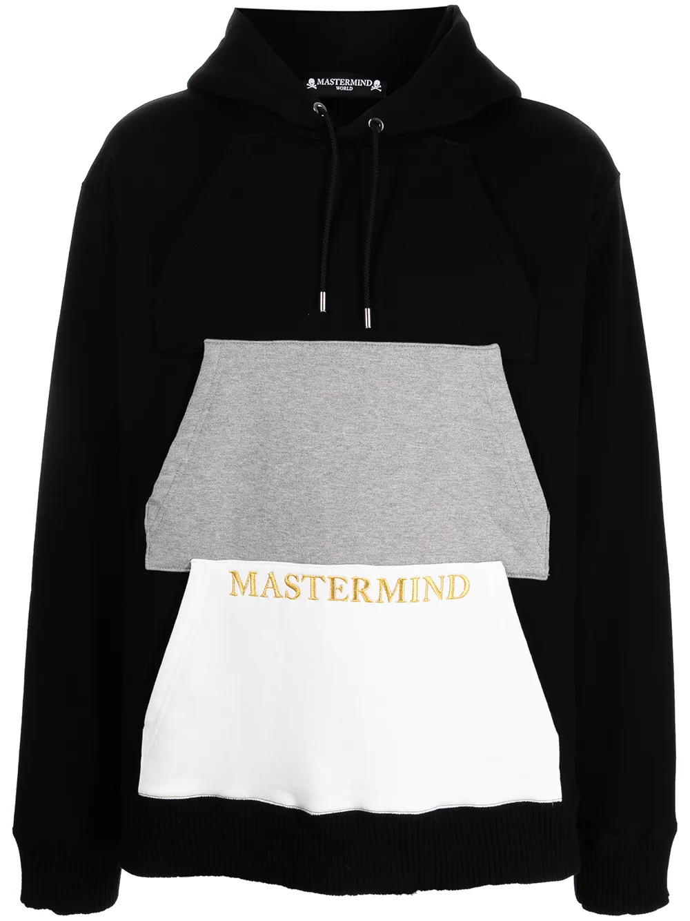 

Mastermind World hoodie con logo bordado - Negro