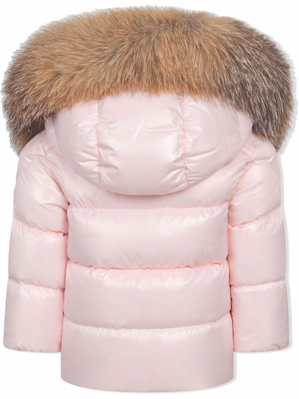 фото Moncler enfant пуховик с капюшоном