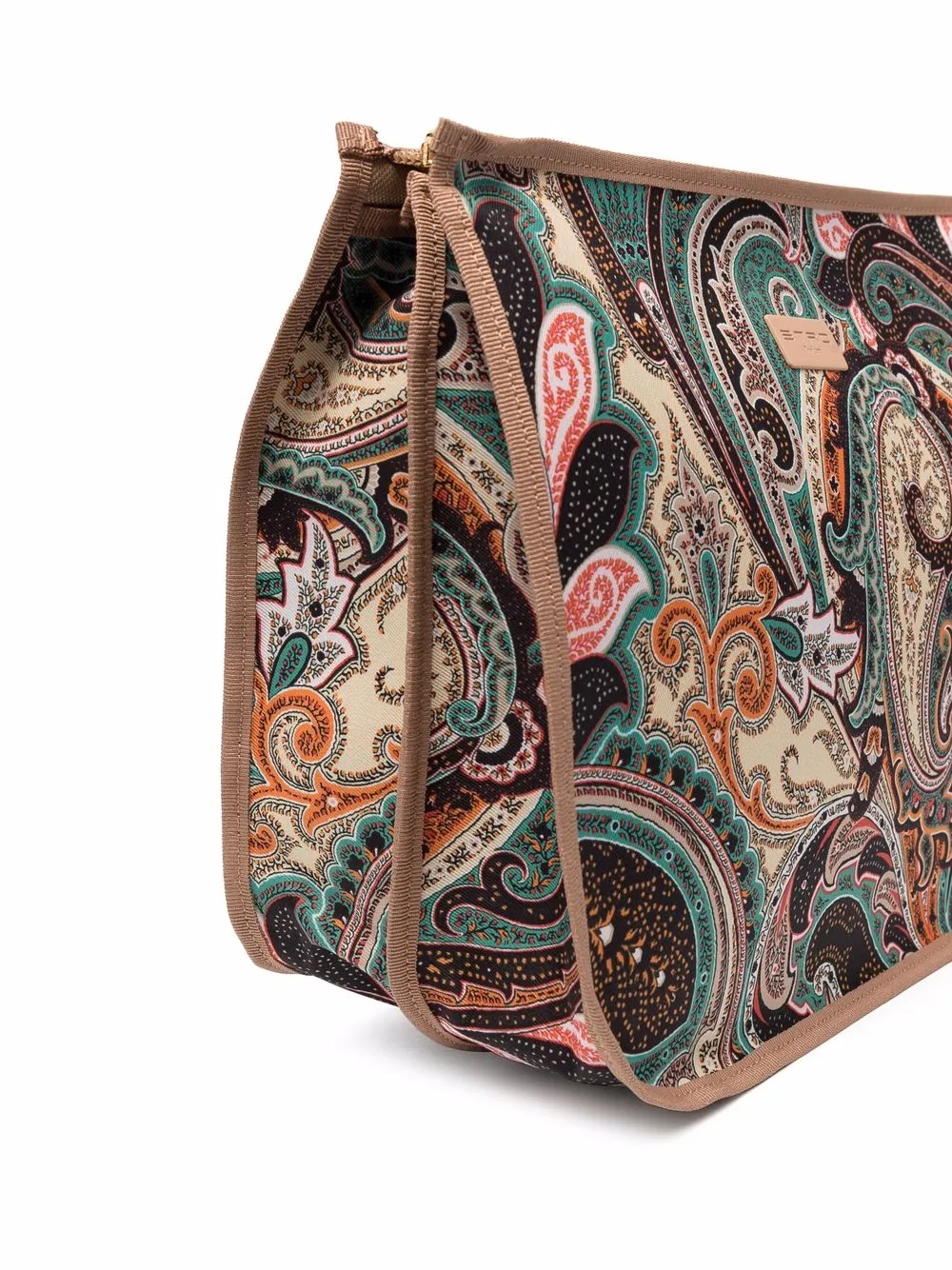 фото Etro косметичка с принтом пейсли и логотипом