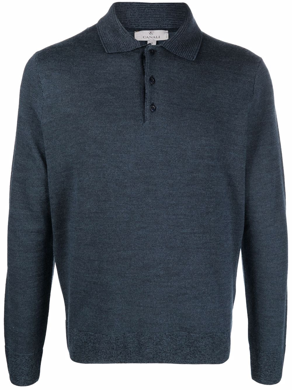 Canali long-sleeved Polo Shirt - Farfetch
