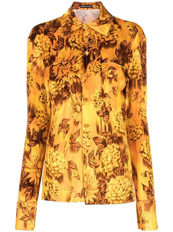 Kwaidan Editions all-over floral-print Shirt - Farfetch