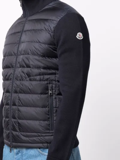padded-panel knitted jacket | Moncler 