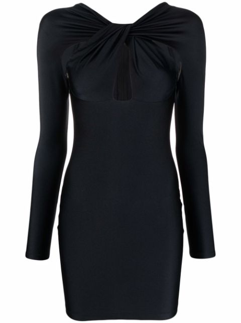 Coperni draped cut-out mini dress Women