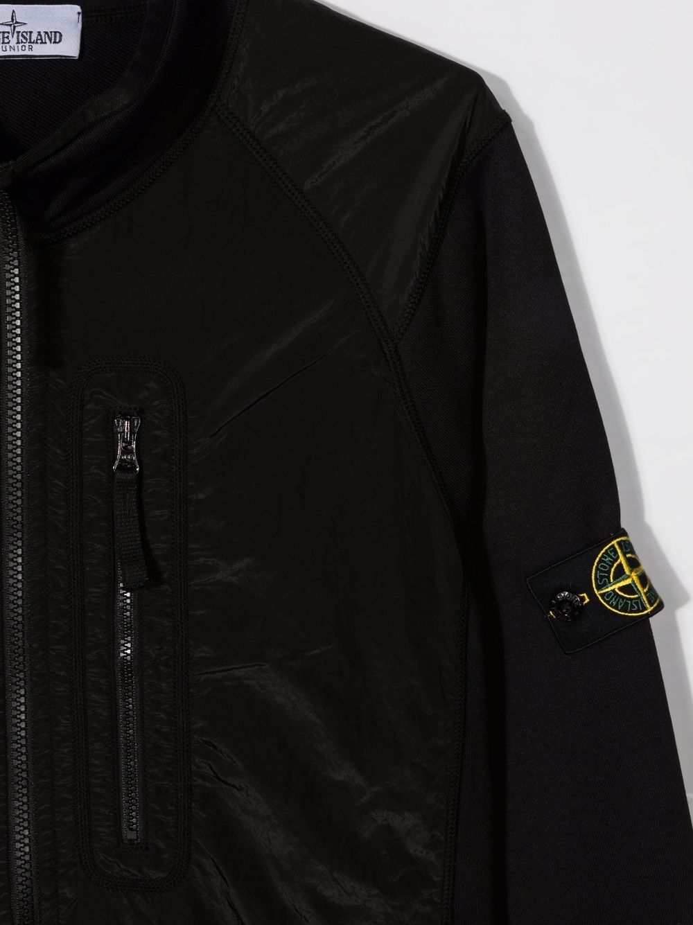 фото Stone island junior толстовка с нашивкой-логотипом