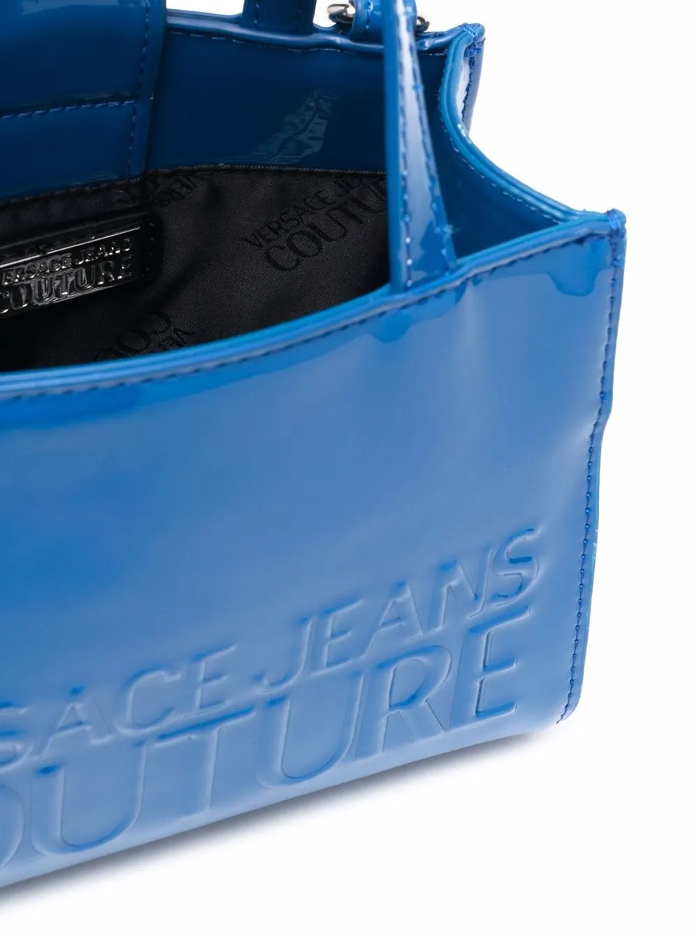 фото Versace jeans couture сумка-тоут range r с тисненым логотипом