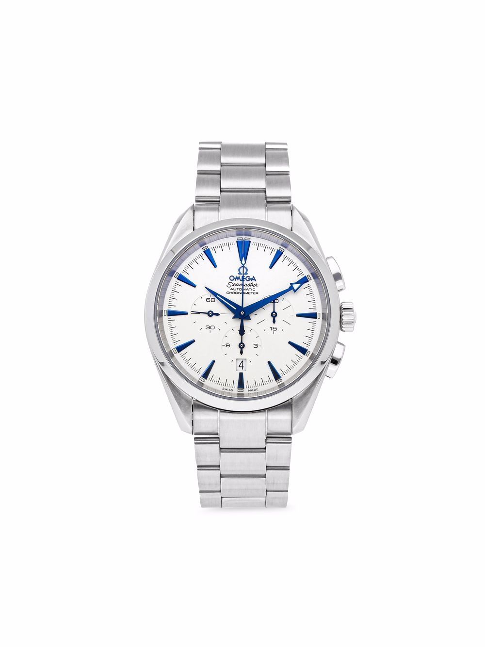 фото Omega наручные часы seamaster aqua terra chronograph pre-owned 42 мм