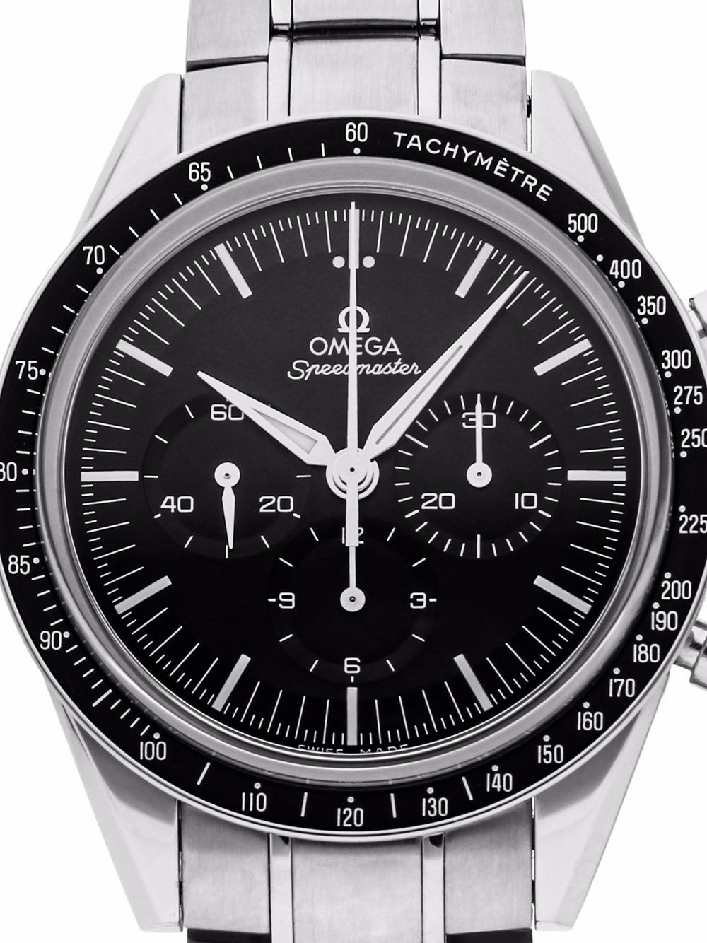 фото Omega наручные часы speedmaster moonwatch chronograph first omega in space pre-owned 40 мм