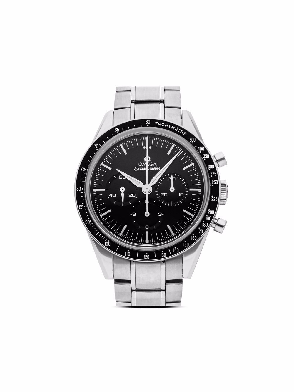 фото Omega наручные часы speedmaster moonwatch chronograph first omega in space pre-owned 40 мм