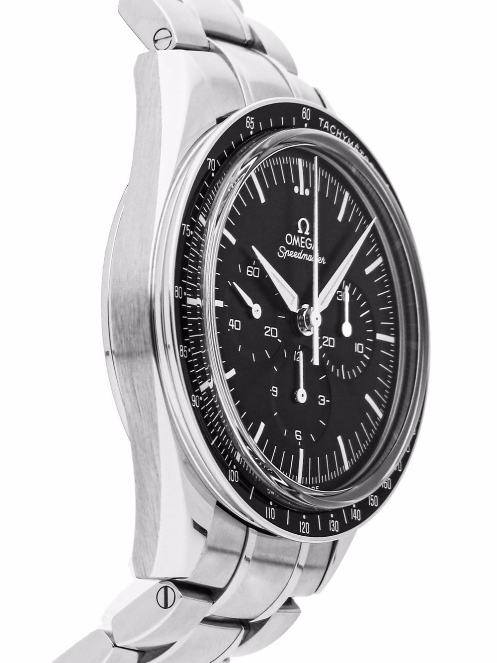 фото Omega наручные часы speedmaster moonwatch chronograph first omega in space pre-owned 40 мм