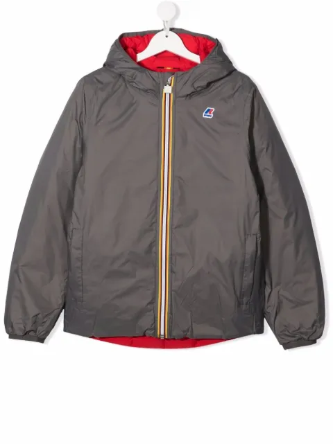 K Way Kids chest logo-print jacket