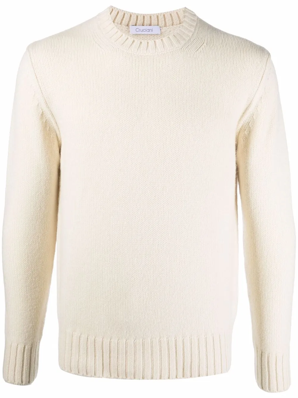 

Cruciani knitted wool-cashmere jumper - White