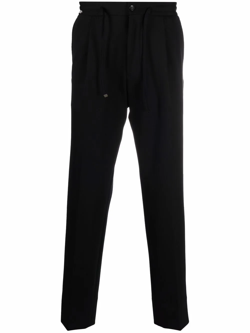 

Corneliani slim-fit cotton track pants - Black