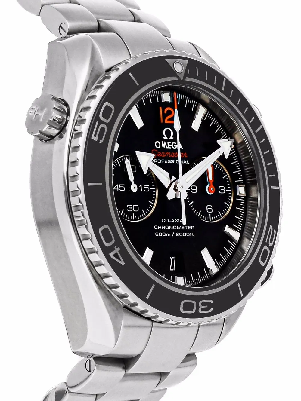 фото Omega наручные часы seamaster planet ocean 600m chronograph pre-owned 45 мм