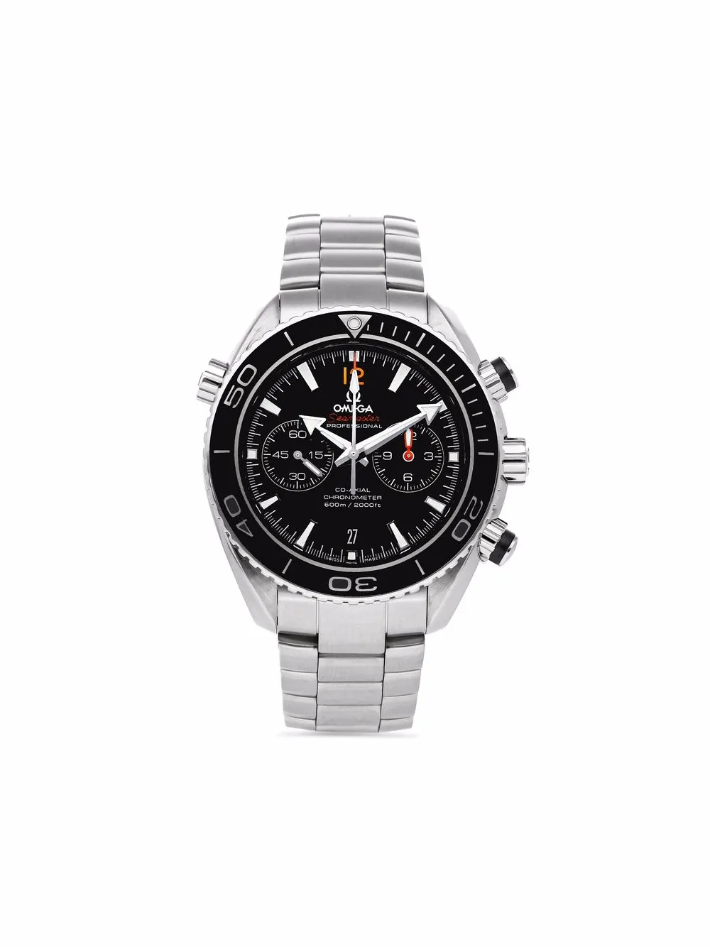 фото Omega наручные часы seamaster planet ocean 600m chronograph pre-owned 45 мм