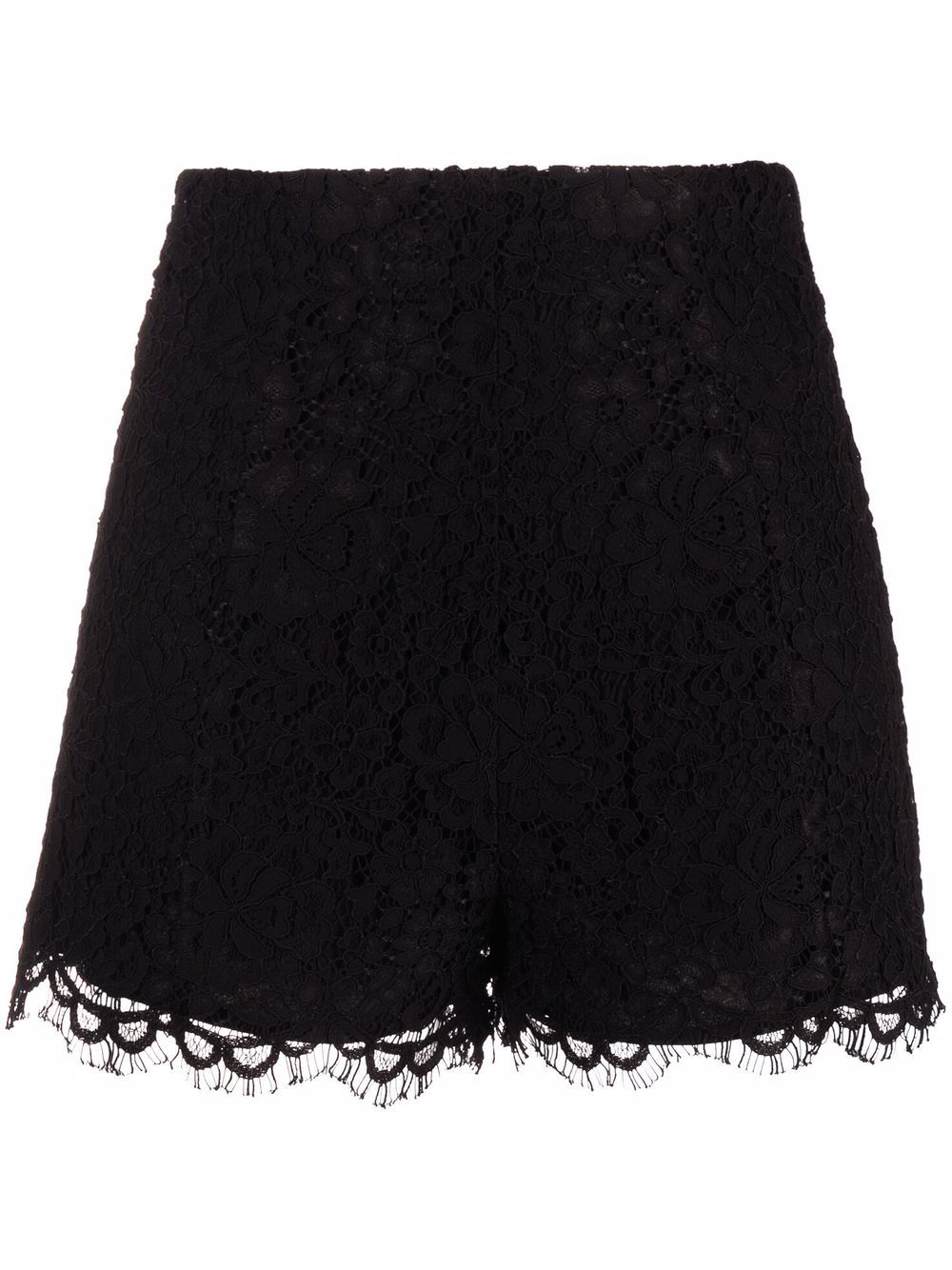 фото Red valentino high-waisted lace shorts