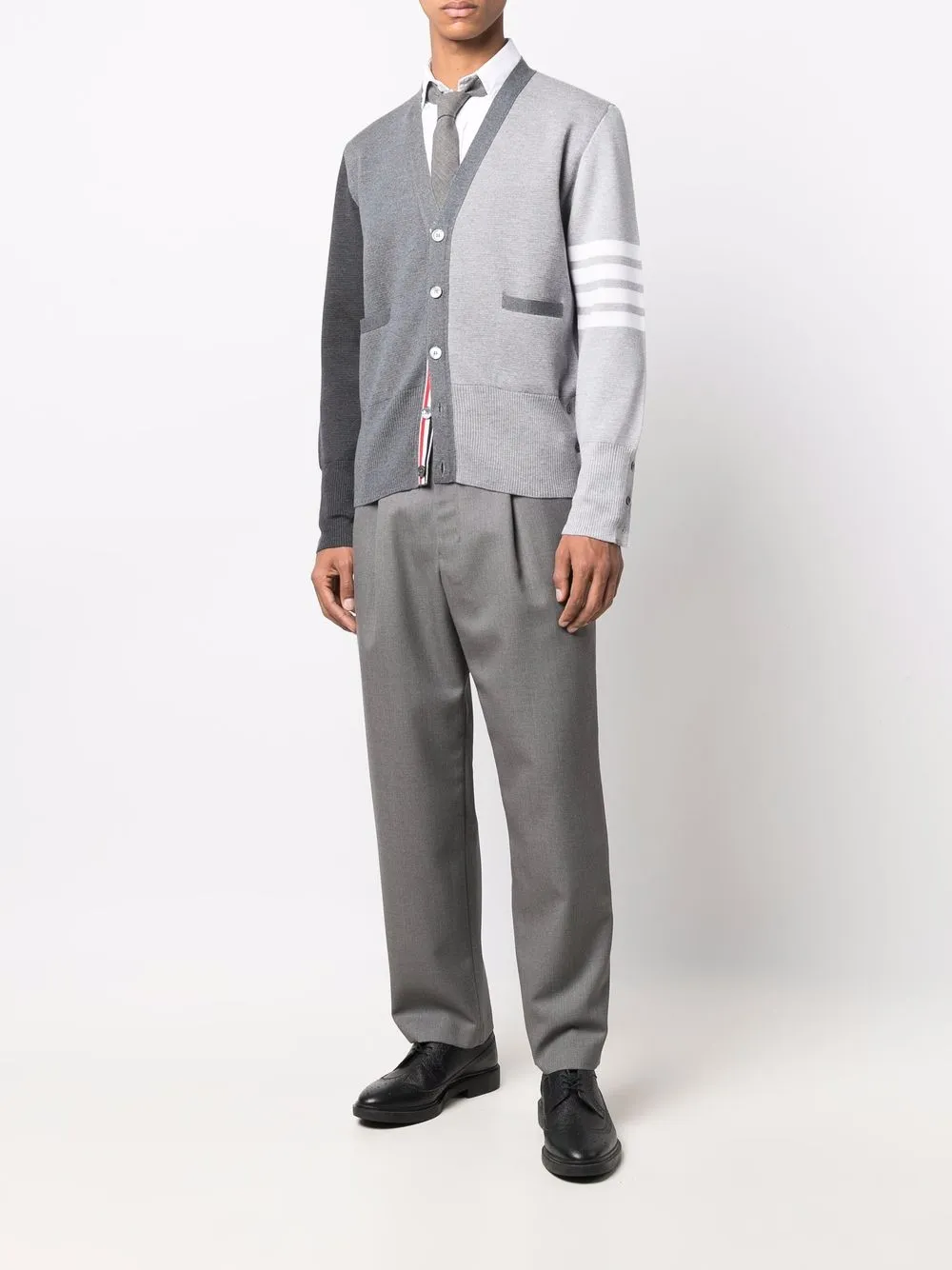Thom Browne 四条纹开衫 | 开衫 | Image 2